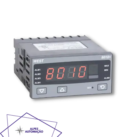 8010+ | P8010+ Indicador de Temperatura e Processos WEST
