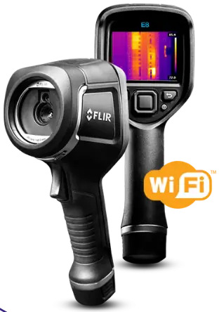 FLIR E8-XT – Câmera de Infravermelho com MSX® e Wi-Fi
